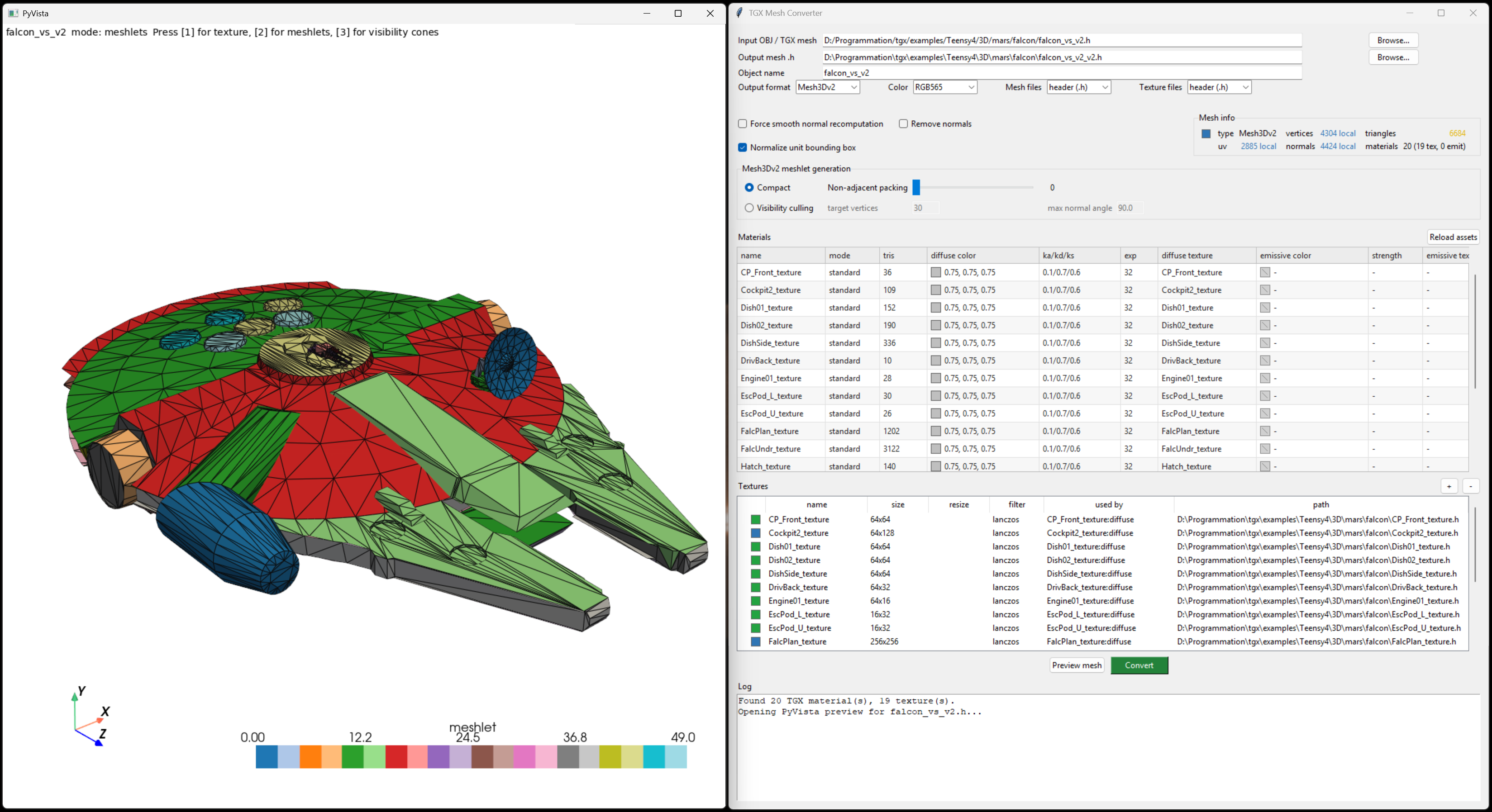 tgx_mesh graphical converter